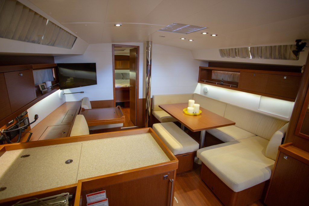 Beneteau Oceanis 45 Salon from galley
