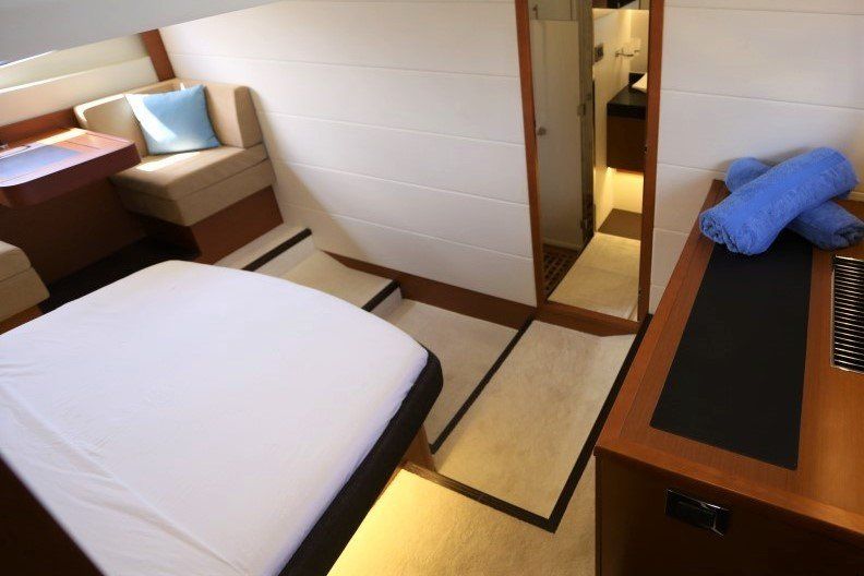 2017 Prestige 500S aft master stateroom
