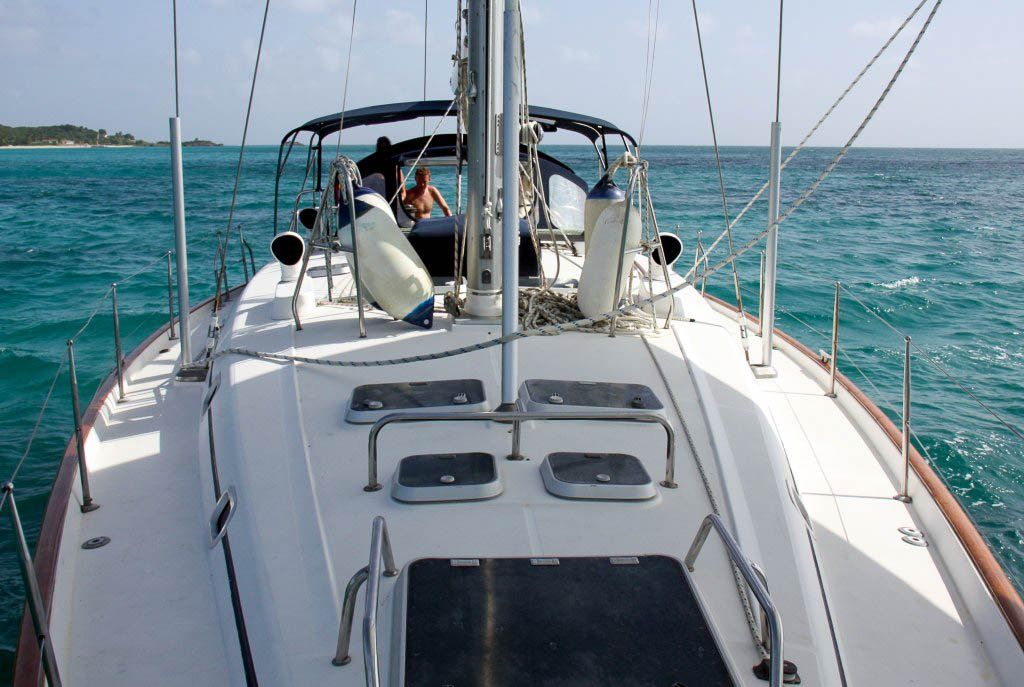 Beneteau 50 foredeck