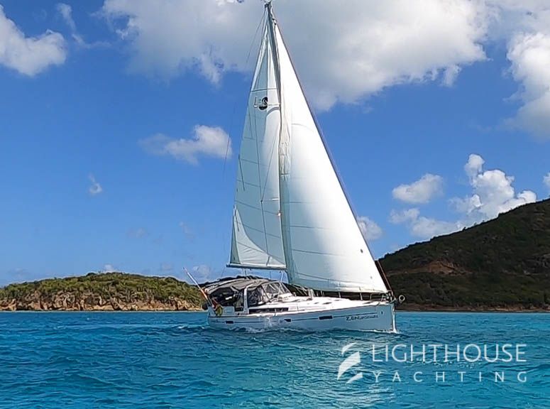 Beneteau Oceanis 45 under way