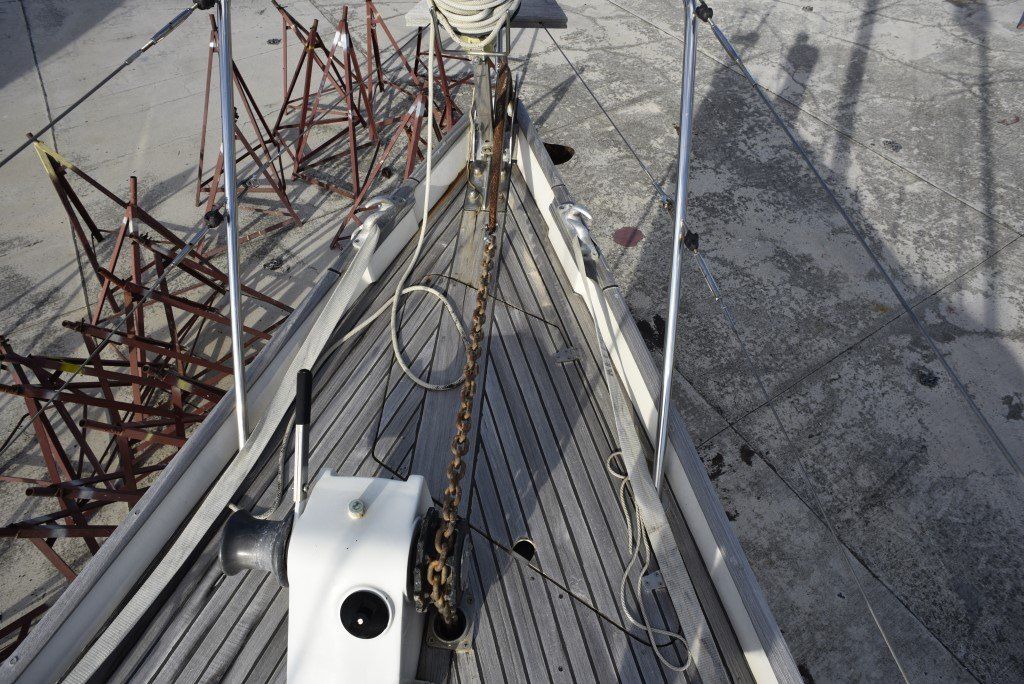 1975 Nicholson 42 Aft Solid Bow