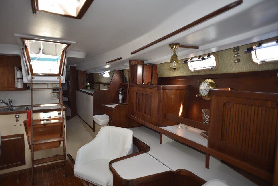 Catalina Morgan 41 Classic swivel chairs in saloon