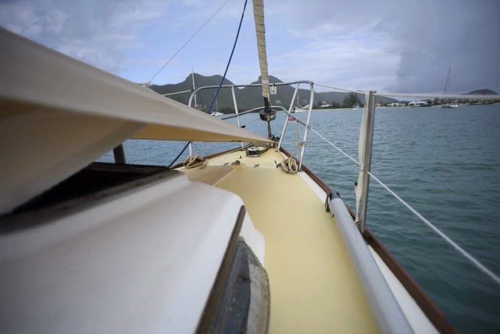 1981 Cape Dory 33 foredeck
