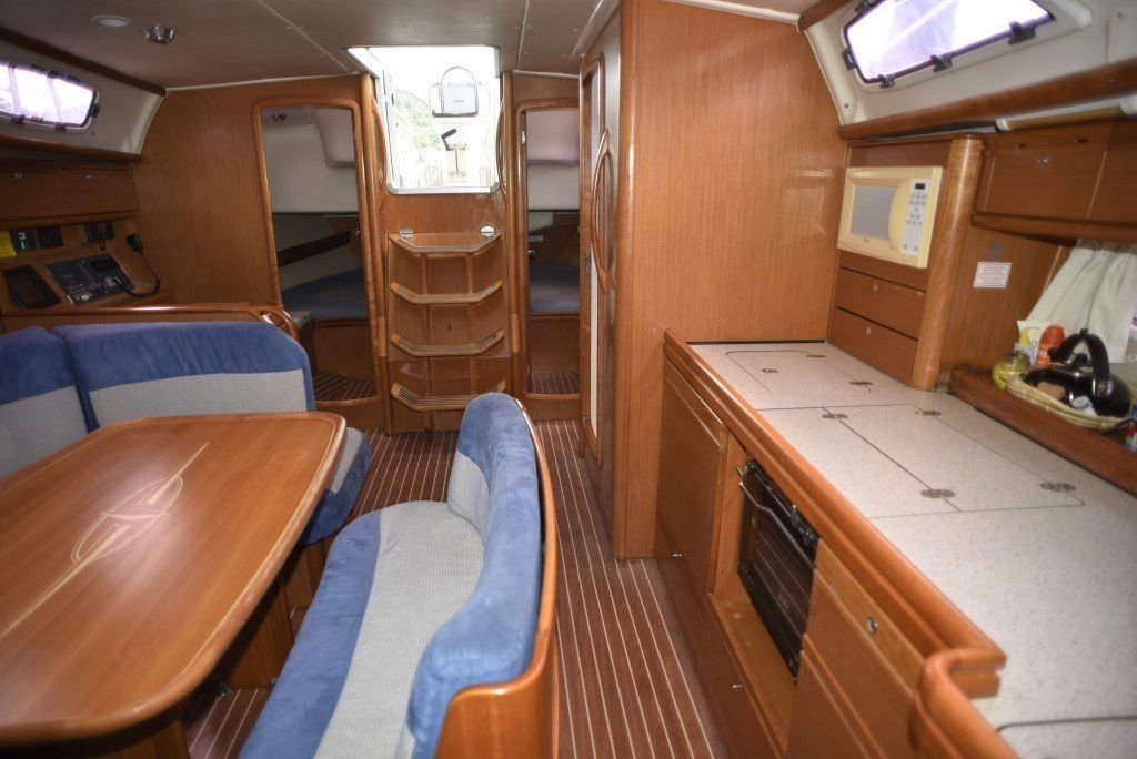 2009 Bavaria Cruiser 40 galley  looking aft