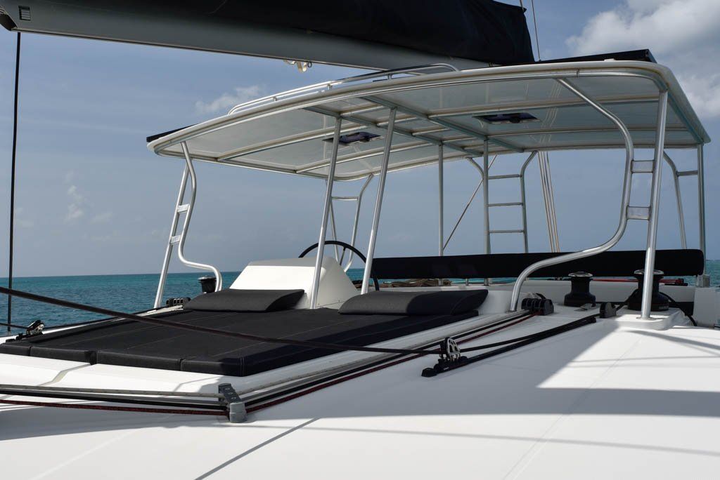 Lagoon 450F custom hard top