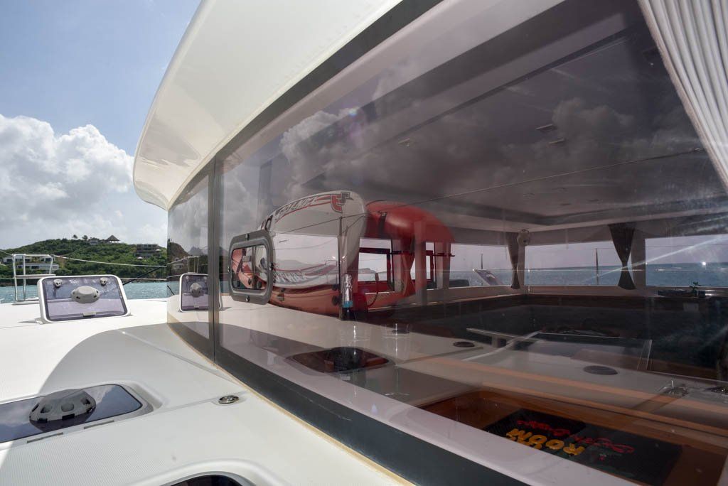 Lagoon 450F side decks