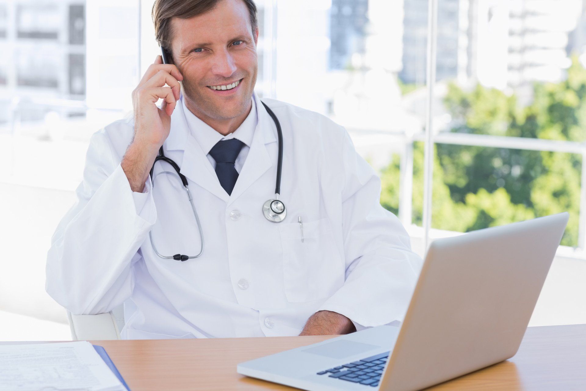 Doctor on the Phone - Retina Specialists in Little Rock, AR