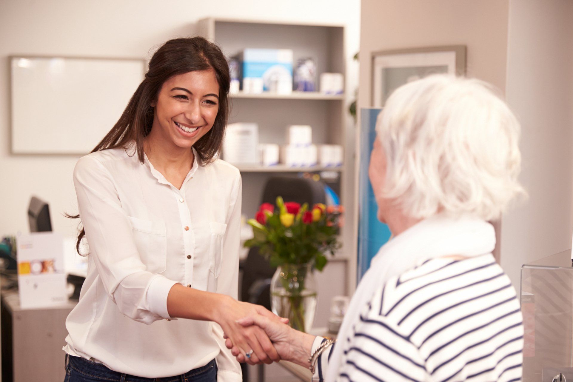 Doctor Shaking Patient Hand - Retina Specialist in Little Rock, AR