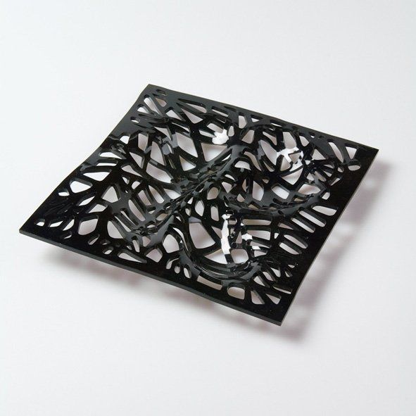 From Trees fruit bowl, black acrylic ©Libby Day Design