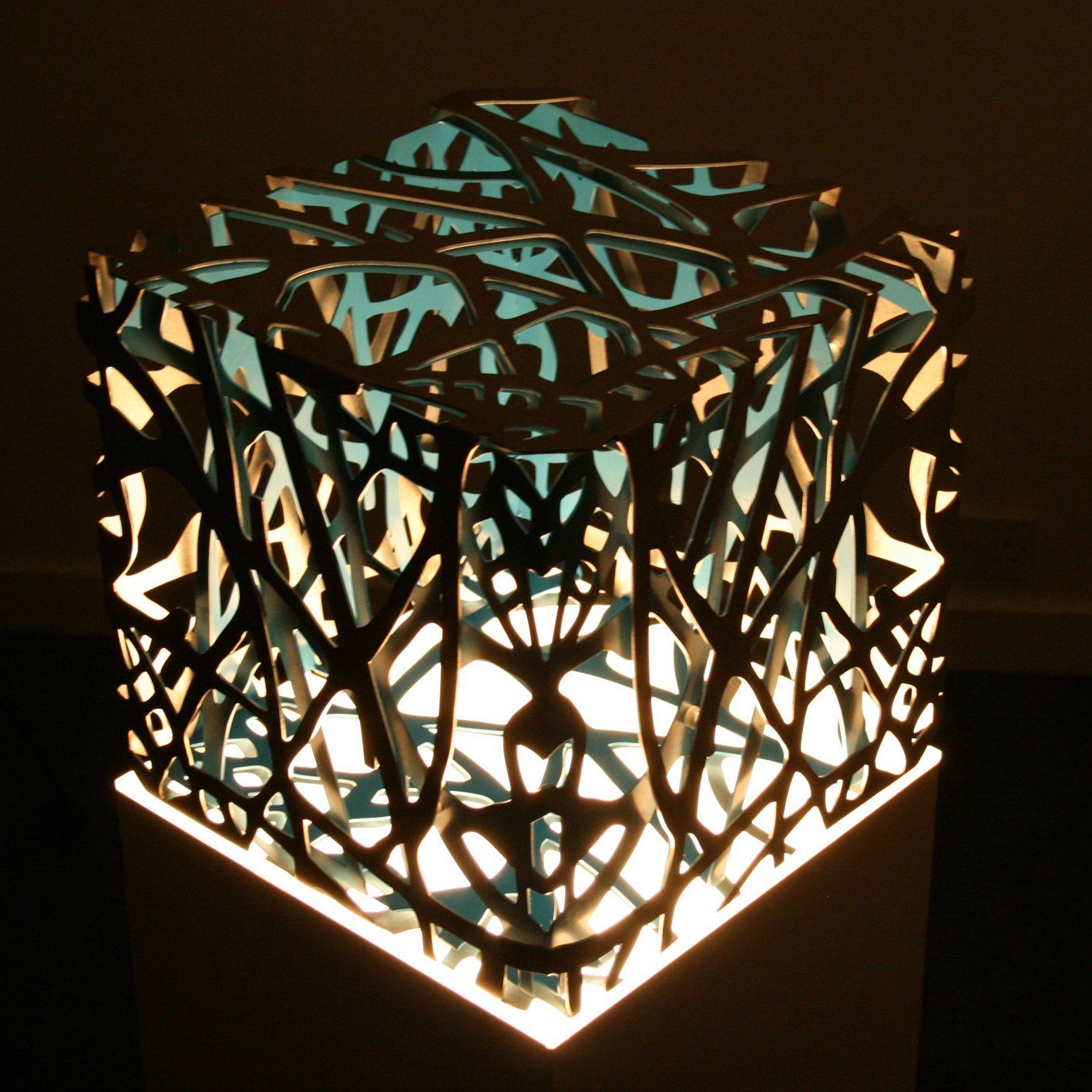 'Square Routes', Stainless Steel Stool ©Libby Day Design