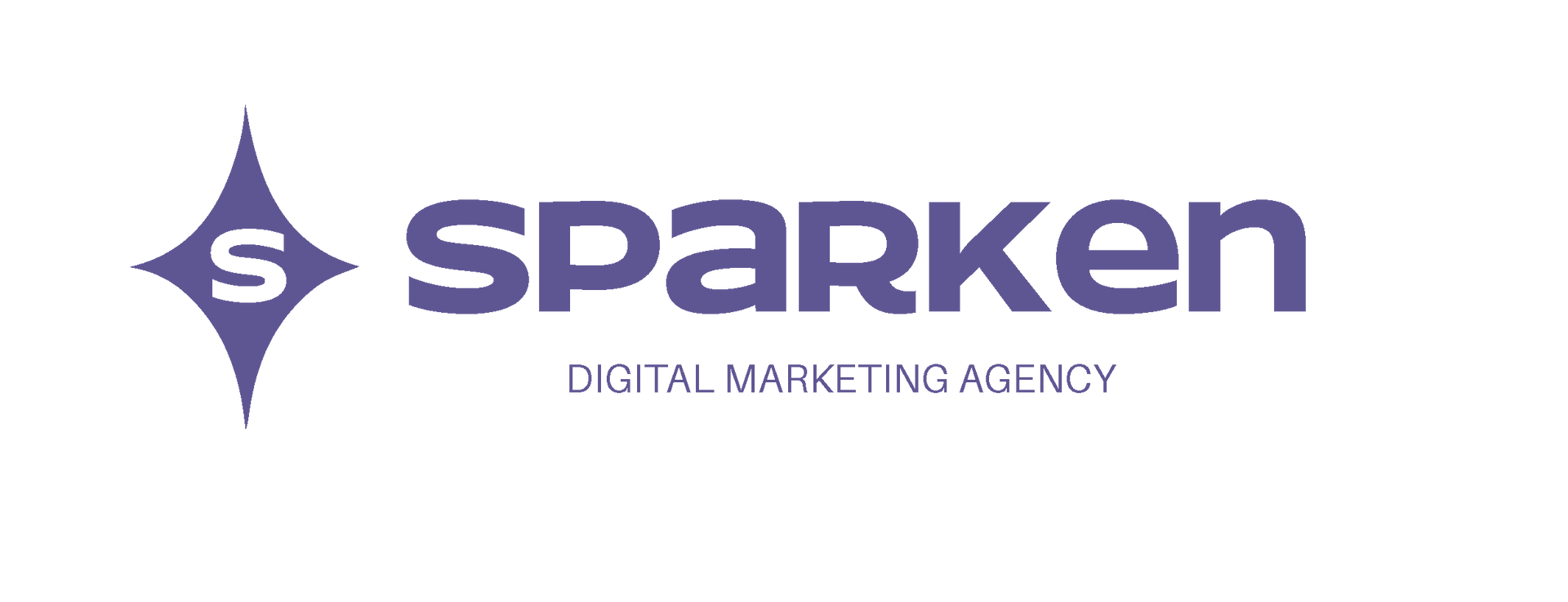The logo for sparken is a digital marketing agency