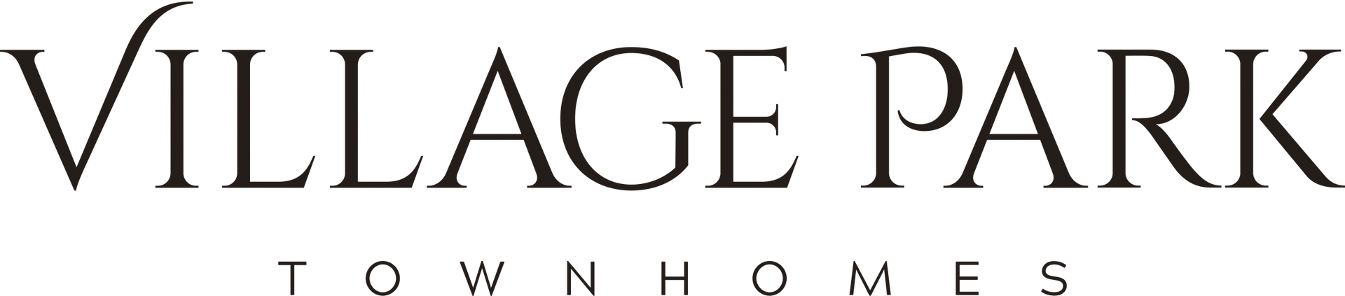 Village Park Townhomes logo.