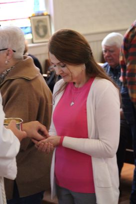 Aggie Friess at All Saints