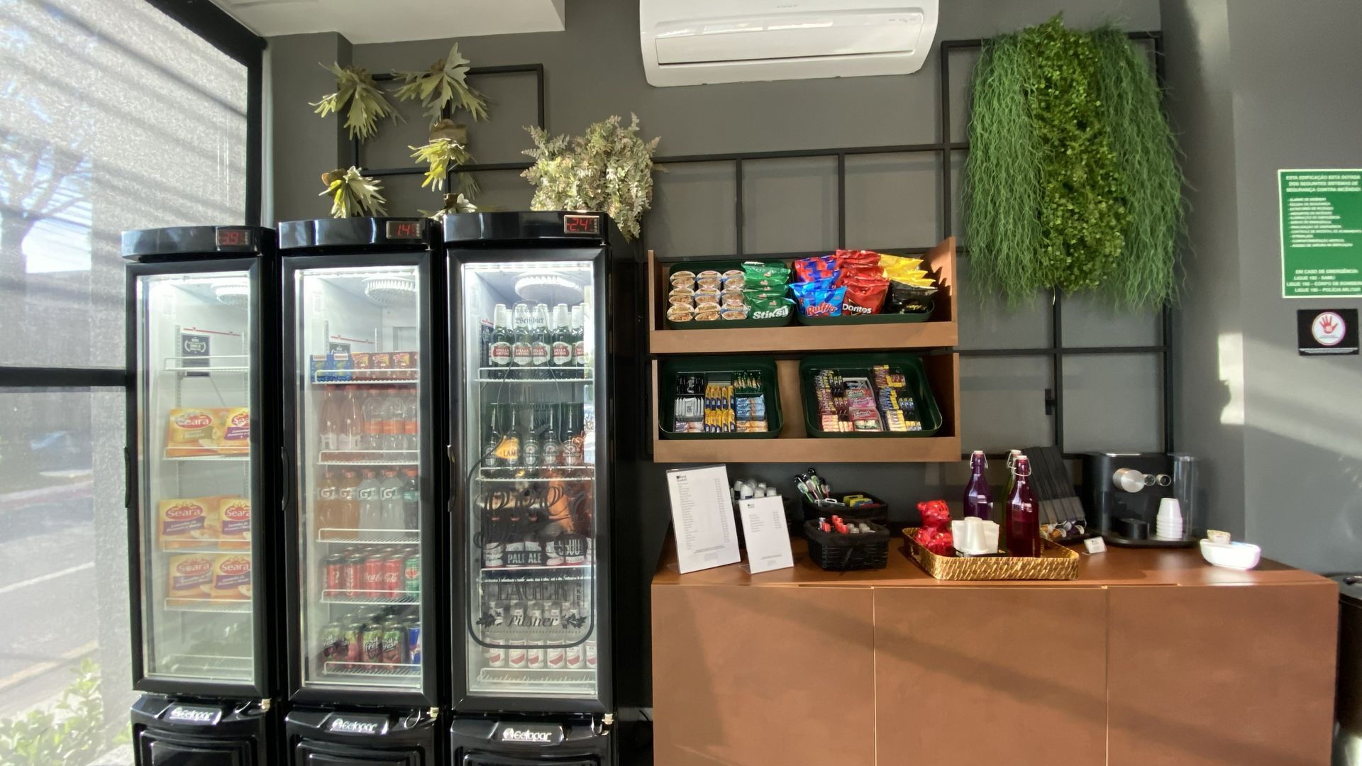 conveniência recepção