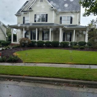 Two-story beige house 
