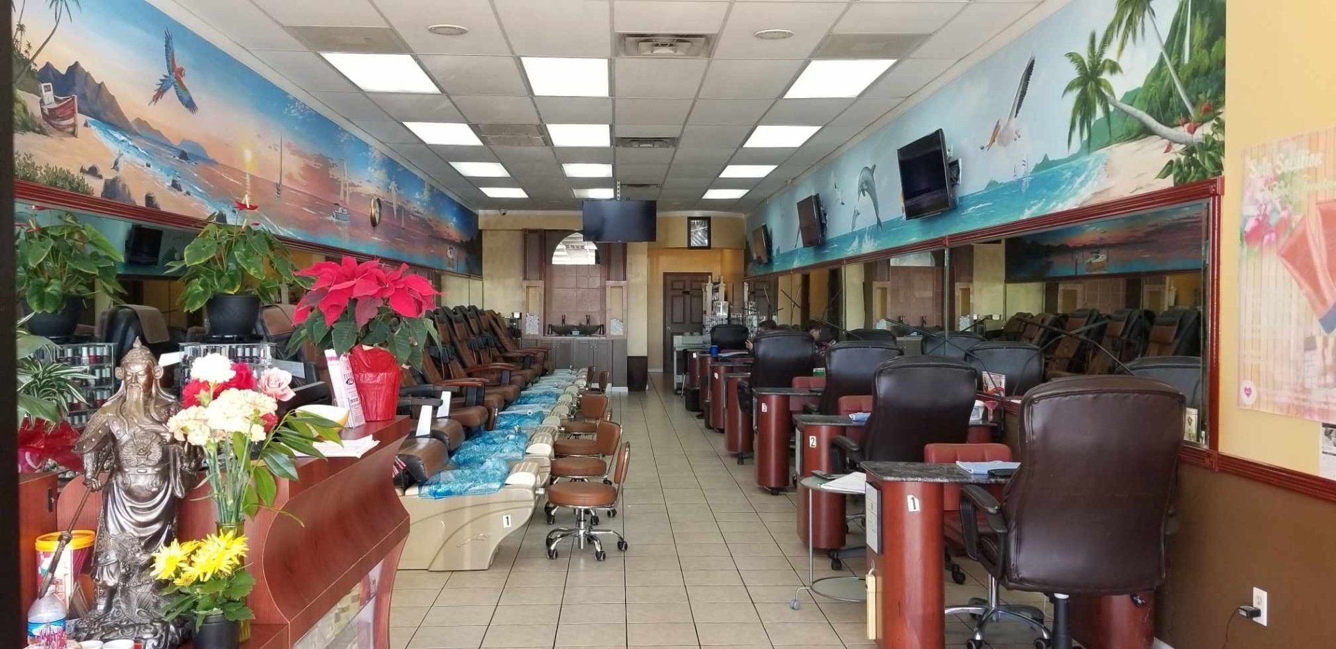 Interior view from reception area.