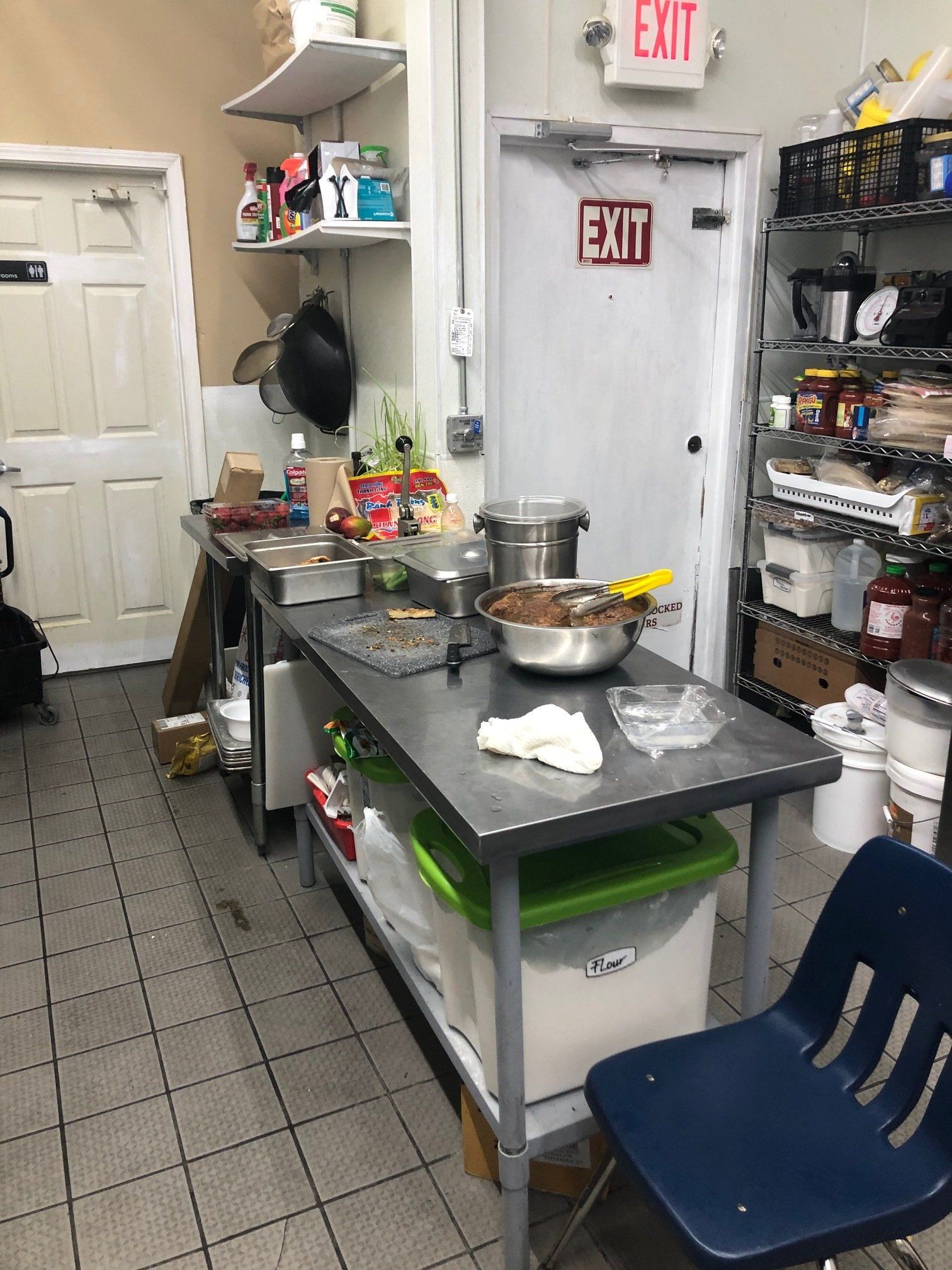 Kitchen and storage