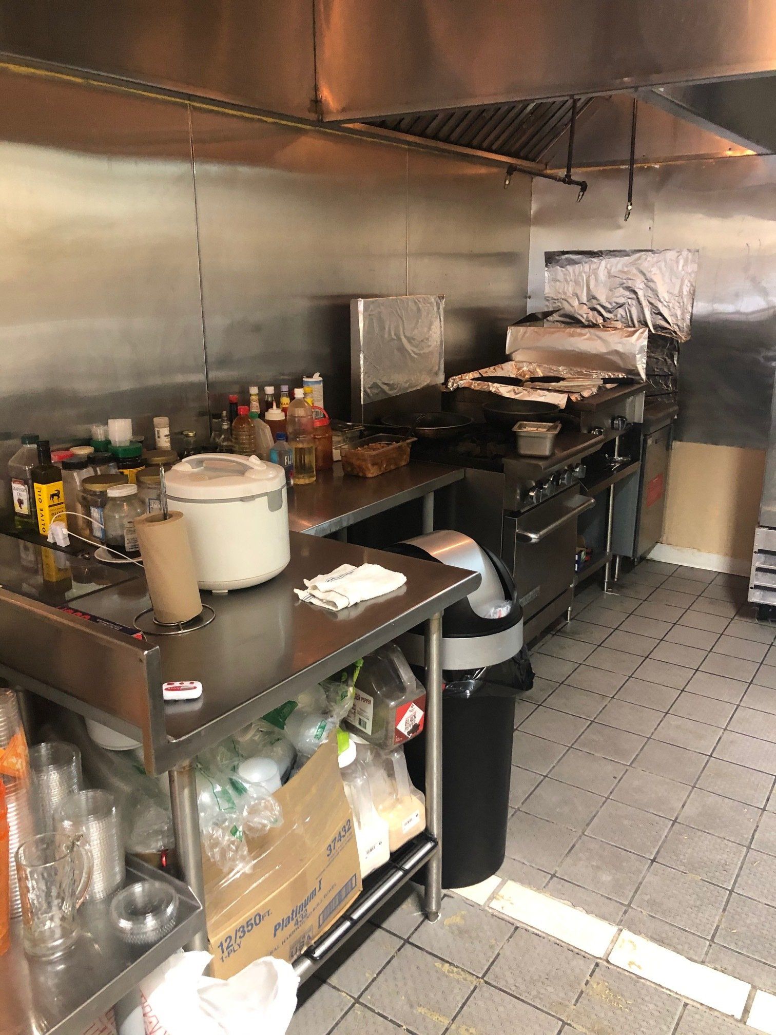 Kitchen workspace