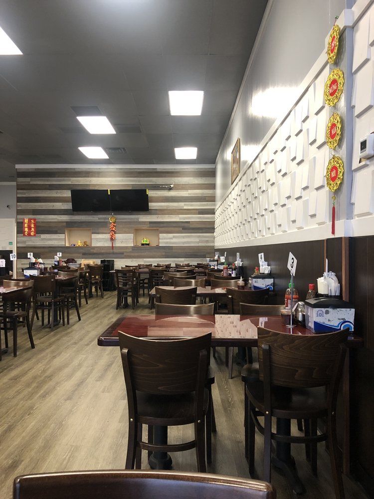 Restaurant interior with modern design