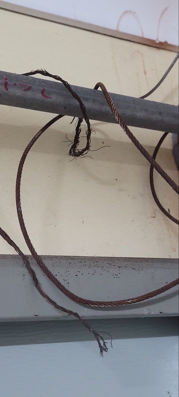 Broken Cable — Garage Door Repairs in Marcoola QLD