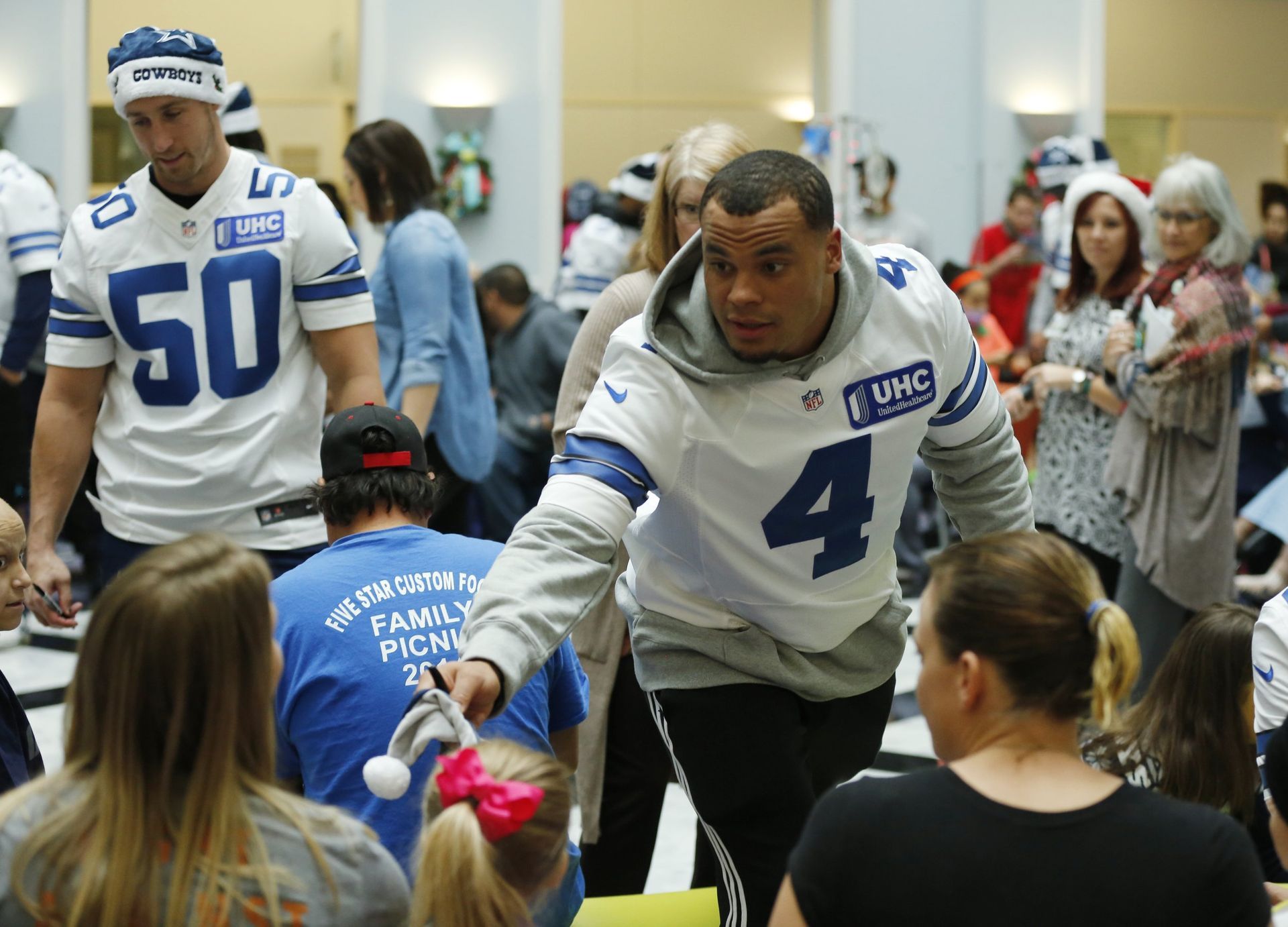 Dak Prescott with community