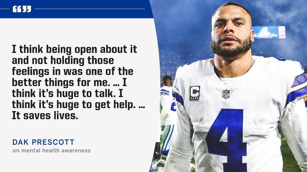 Dak Prescott on mental health awareness