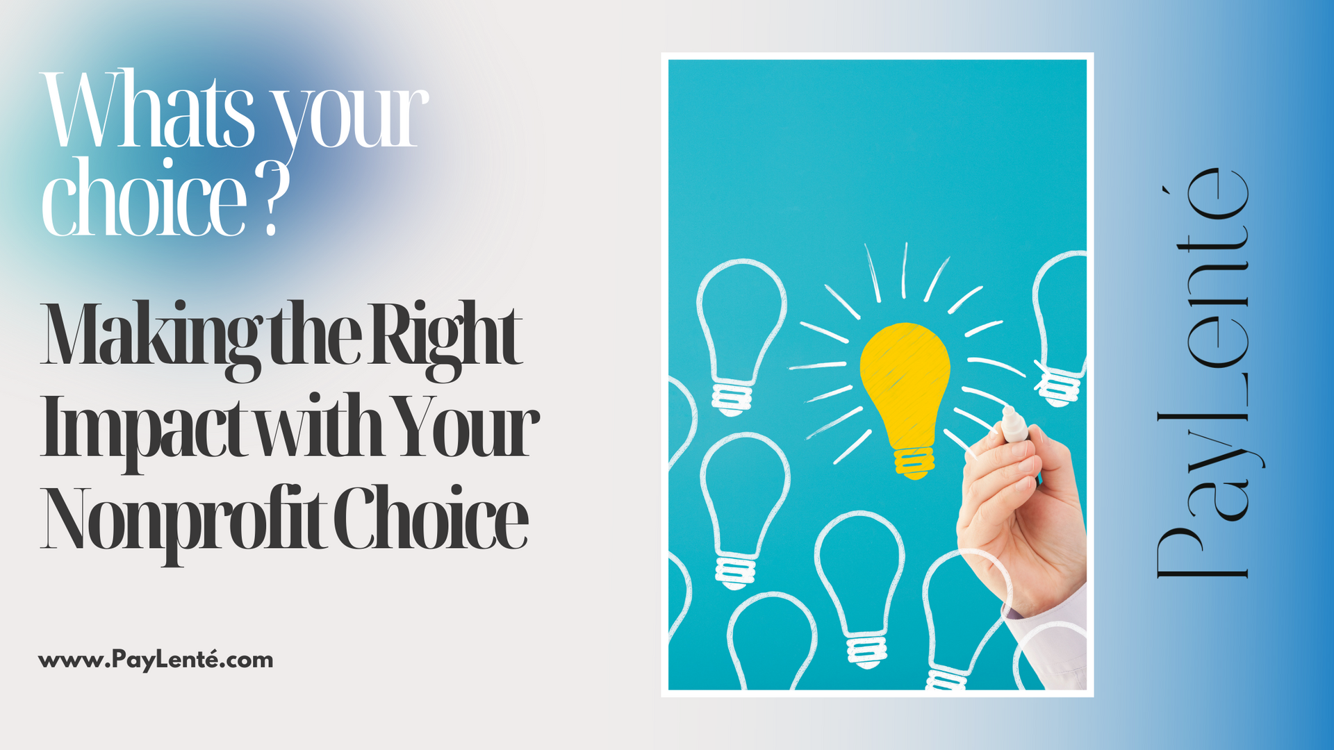 Making the Right Impact with Your Nonprofit Choice