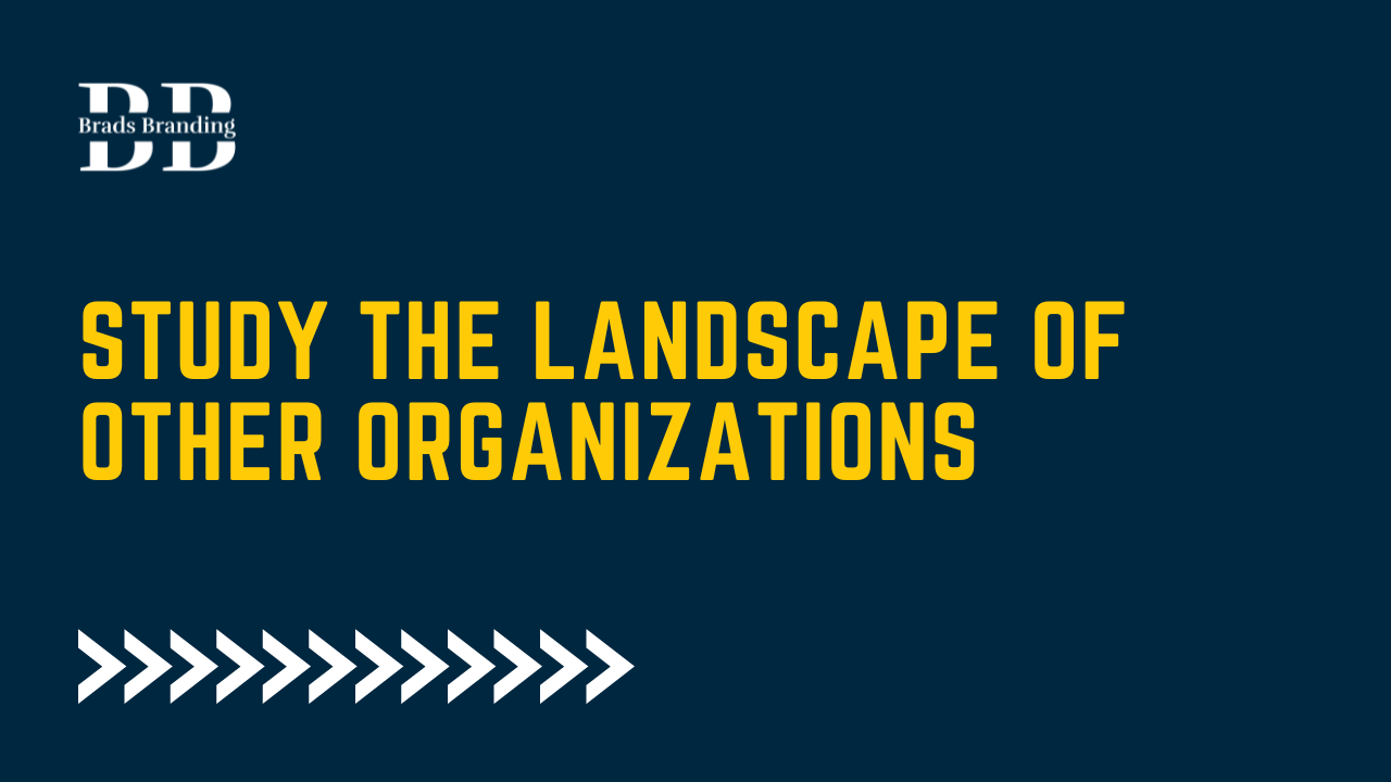 Study The Landscape Of Other Organizations