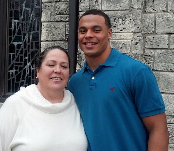 Dak Prescott and mother Peggy Prescott