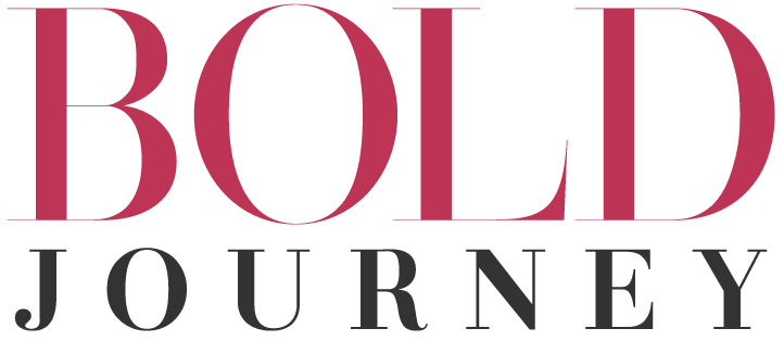 The bold journey logo is pink and black on a white background.