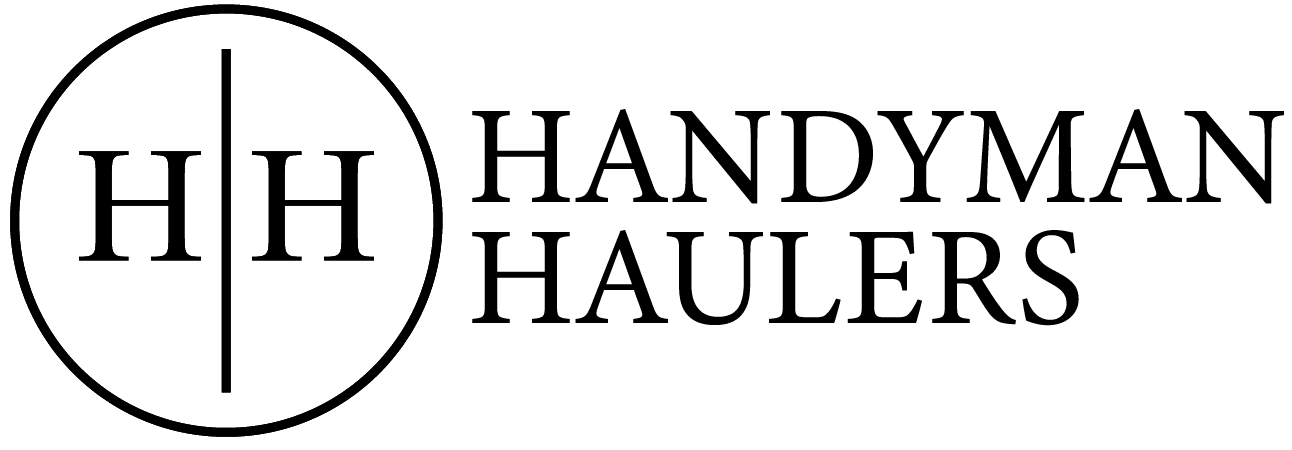 Logo for Handyman Haulers: a circle with three "H"s and the words "Handyman Haulers".