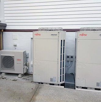 Fujitsu air conditioner installed