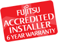 Fujitsu accredited installer logo