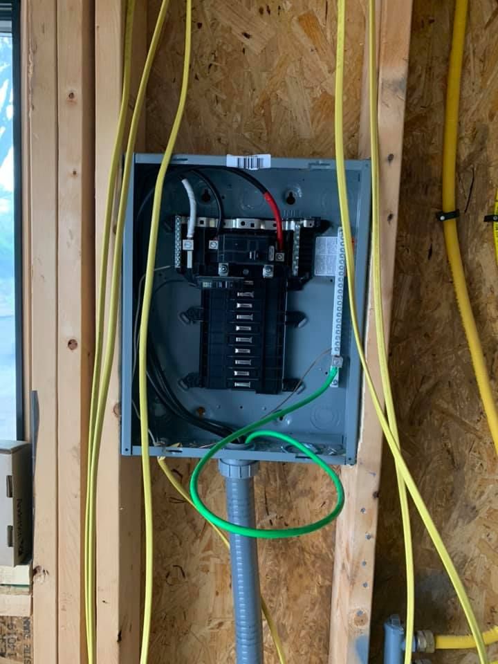 A box with a bunch of wires coming out of it