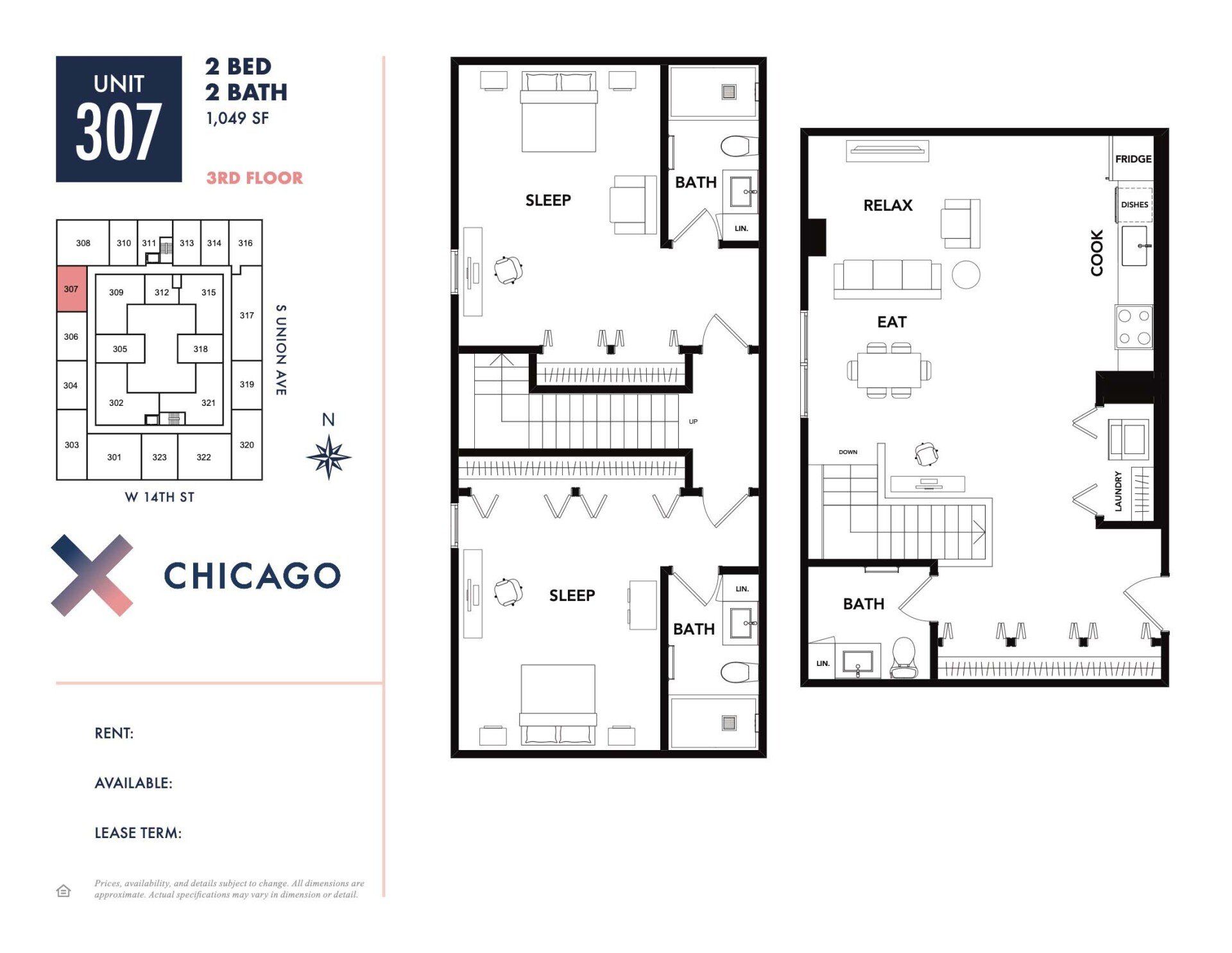 Floor Plans X Chicago Apartments