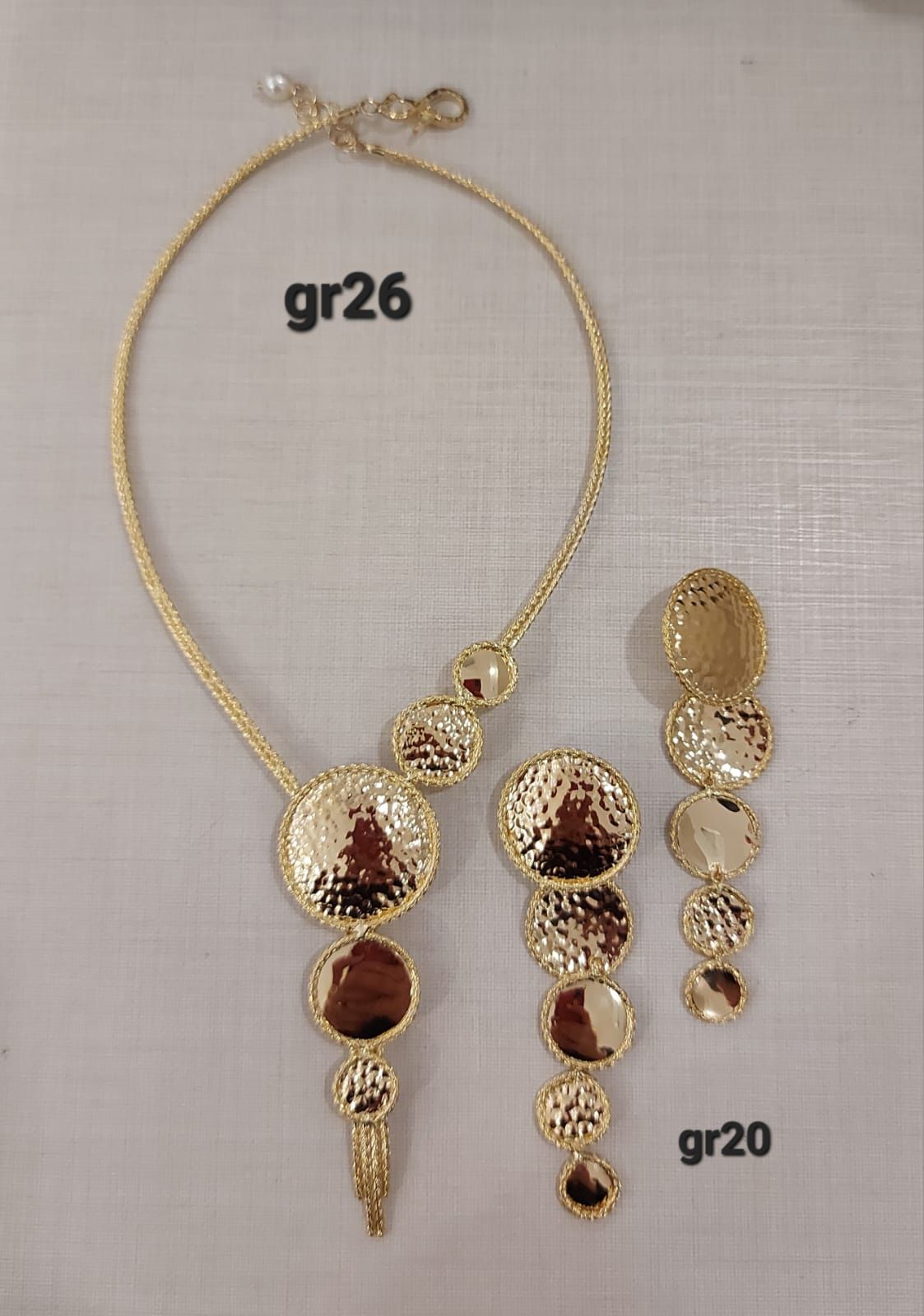 PARURE ORO 18KT COLLANA E ORECCHINI