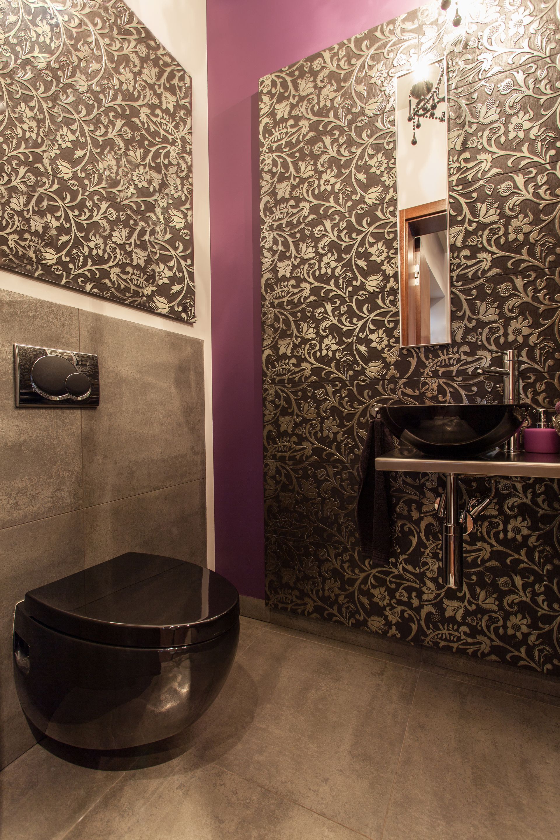 carta da parati, carta da parati bagno