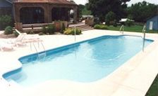 Pool Near House - Meriden, KS - Four Seasons Pools