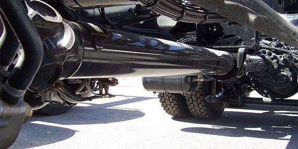 A close up of the exhaust pipes of a motorcycle