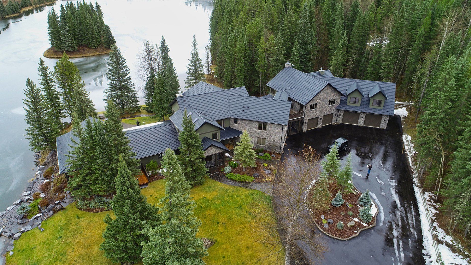 Metal Slate Roof Tiles Historic House