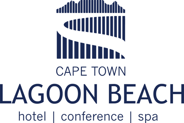 The logo for lagoon beach hotel and conference spa in cape town.