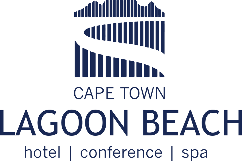 The logo for lagoon beach hotel and conference spa in cape town.