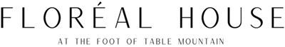 A logo for floreal house at the foot of table mountain