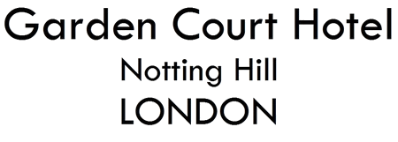 The garden court hotel is located in notting hill london