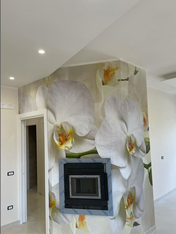 carta da parati orchidee