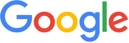 Google logo in blue, red, yellow, and green.