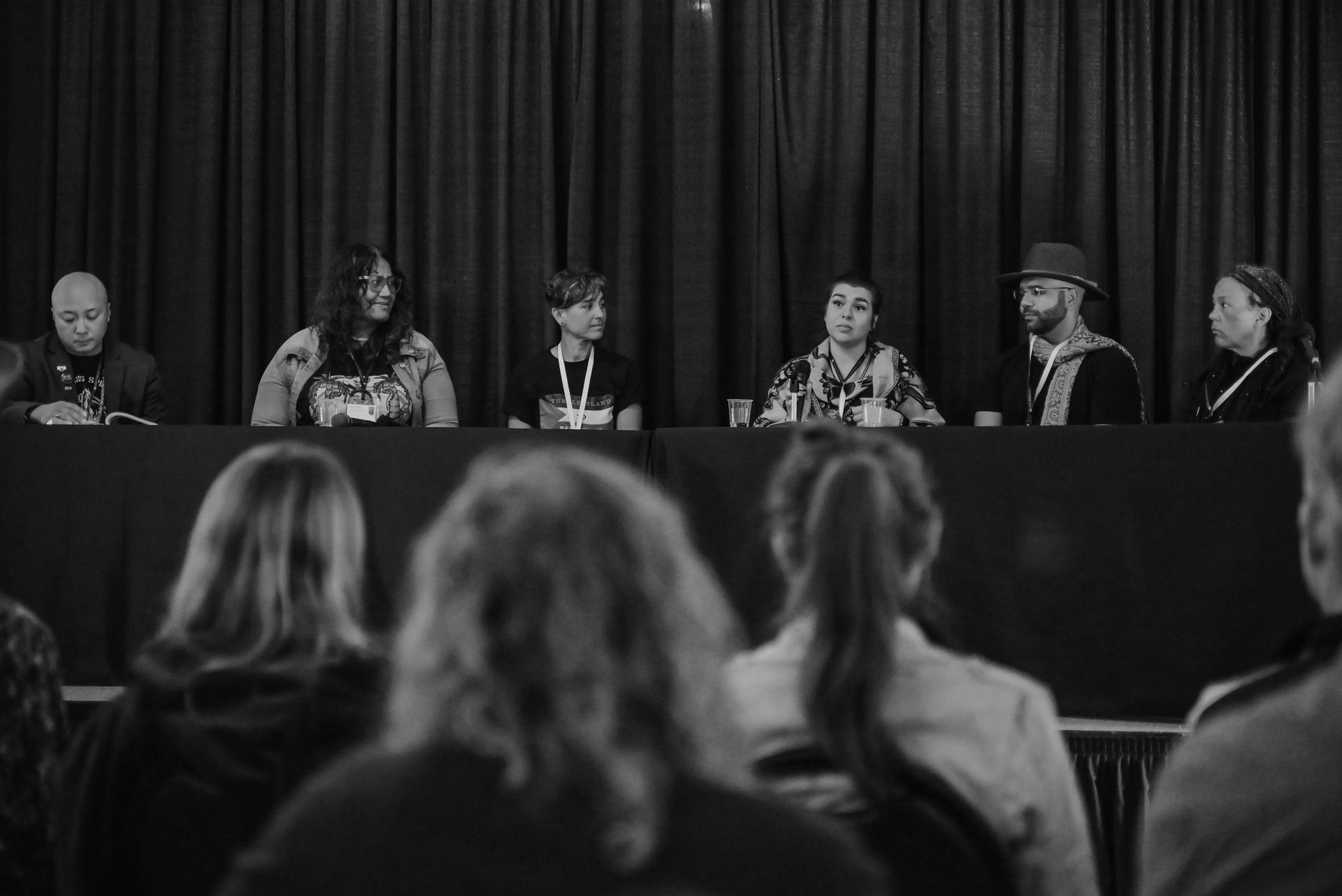The BIPOC council panel at a Portland Psychedelic Society event