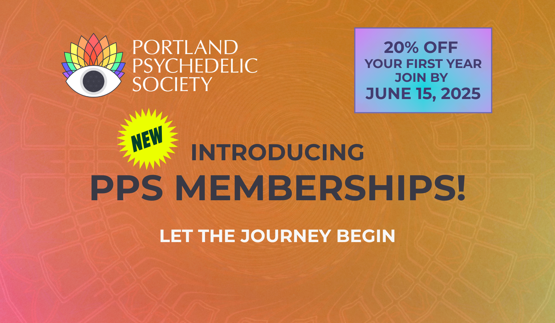 EXCITING ANNOUNCEMENT! PPS Memberships Are Here!