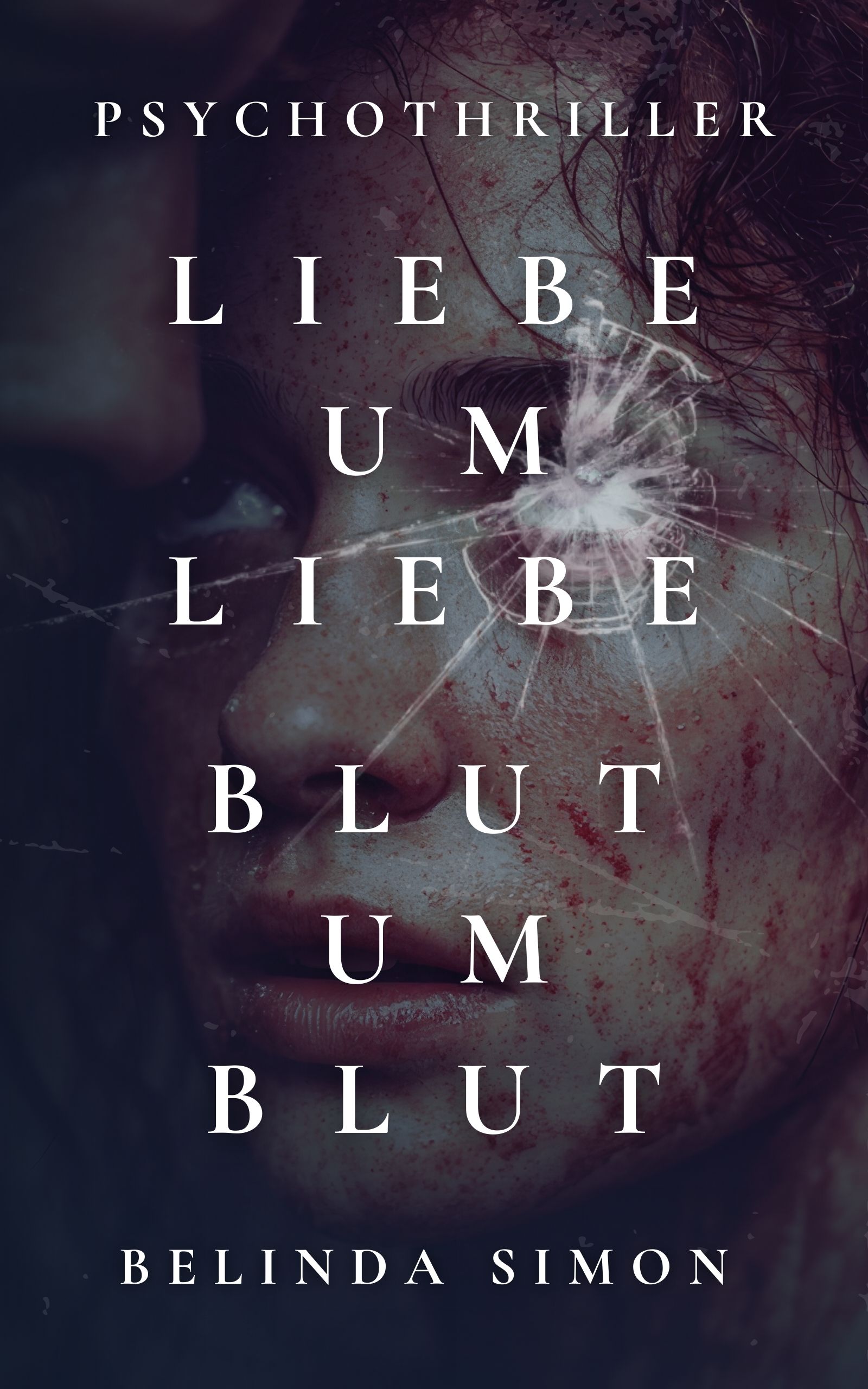Liebe um Liebe, Blut um Blut, Psychothriller von Belinda Simon, Cover