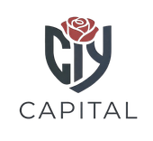 A logo with a crown and the letter r on a white background.